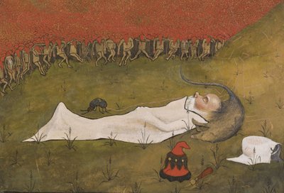 King Hobgoblin Sleeping by Hugo Simberg